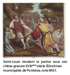 Saint-Louis rendant la justice sous son chêne