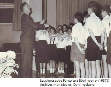 Les chorales de Pontoise en 1957