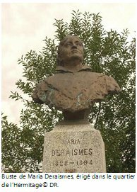 Buste de Maria Deraismes