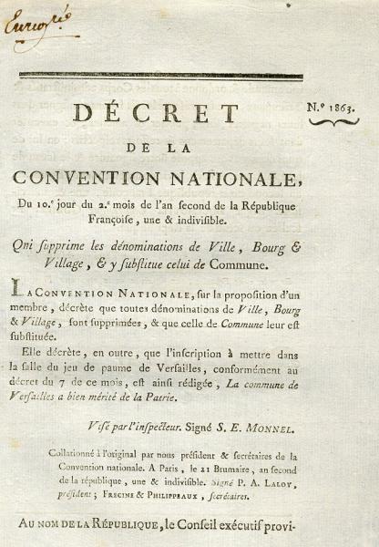 Décret de la Convention nationale, page 1