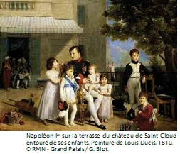 Napoléon 1er entouré de ses enfants