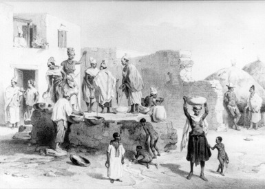Un puits à Gorée par Adolphe d’Hastrel